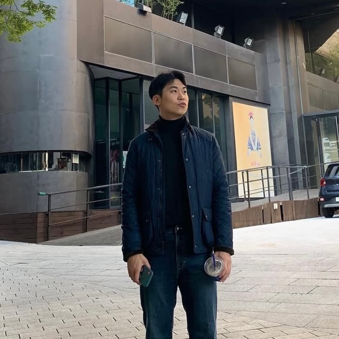 폴로 랄프로렌 퀄팅 자켓 네이비 S 상품이미지3