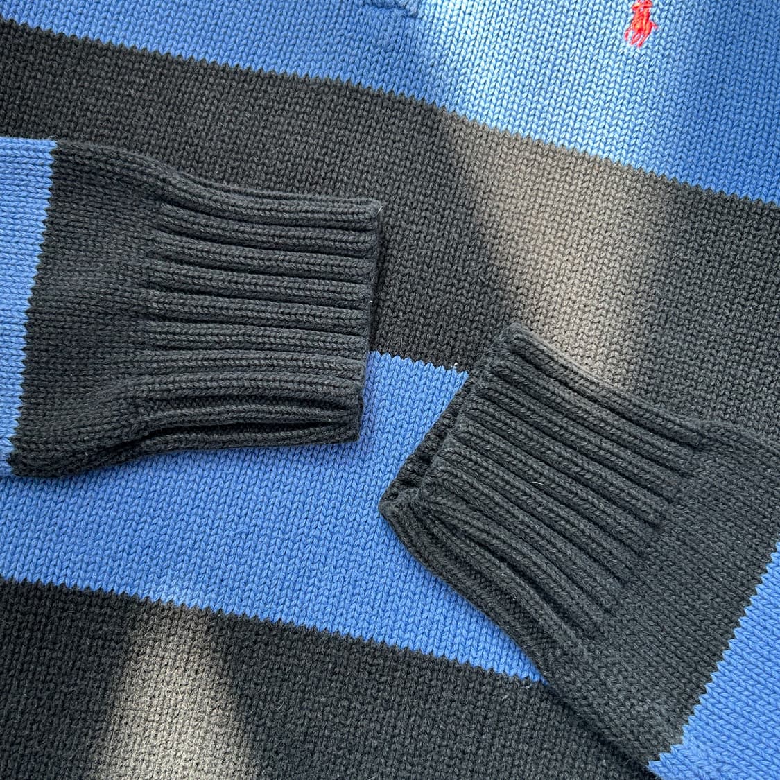 폴로 랄프로렌 블루 스트라이프 니트 스웨터 상품이미지6