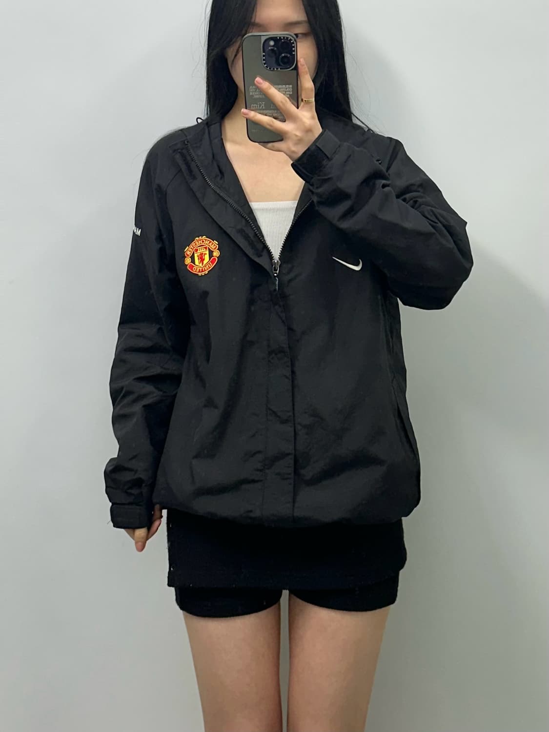 00s 나이키 맨유 블랙 바람막이 상품이미지1