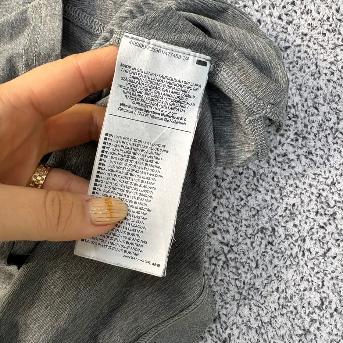 S 나이키 여성 기능성 반팔 티셔츠 0415J 상품이미지4