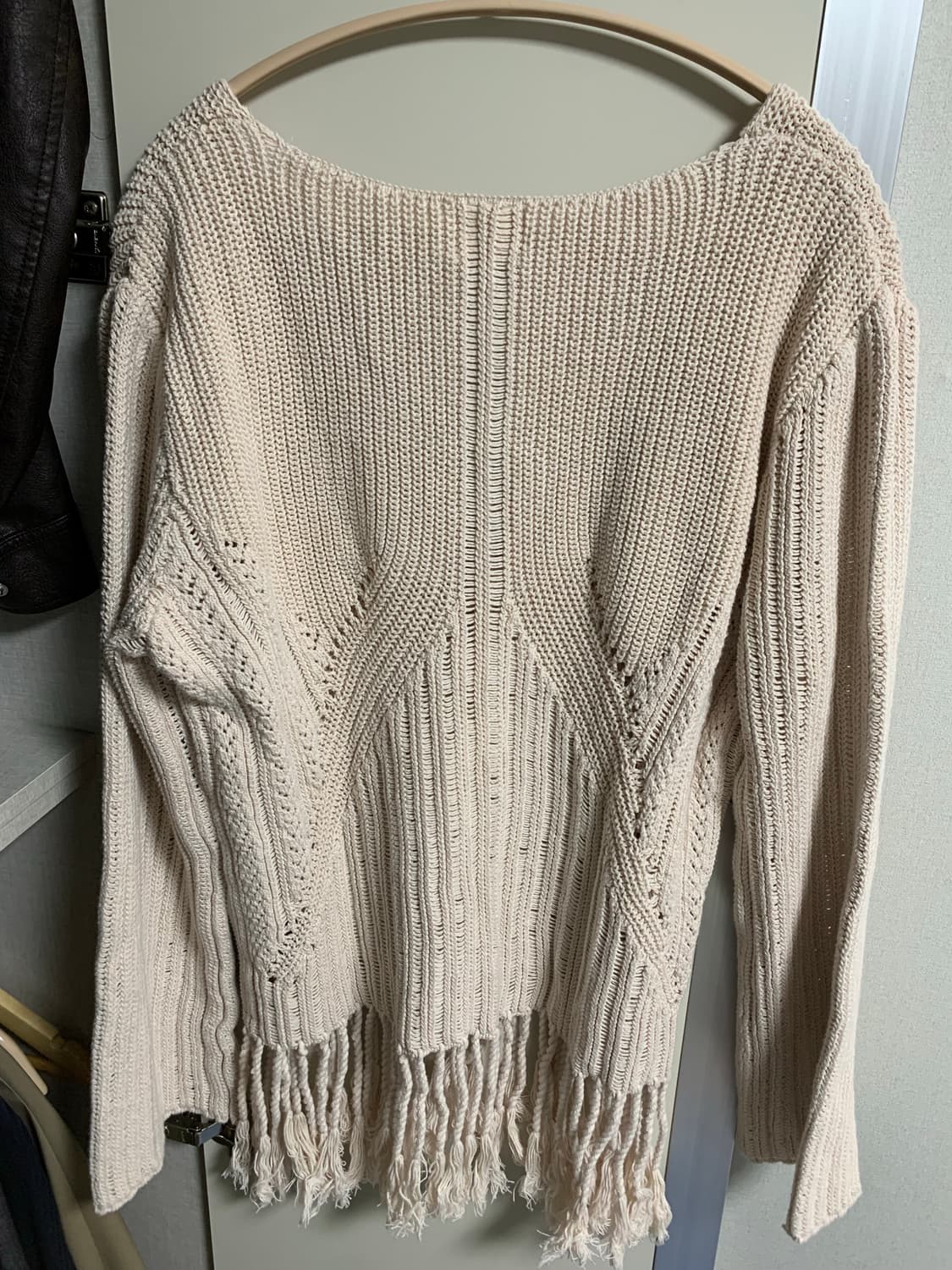 빈티지 H&M 프린지 코튼니트 S 상품이미지5