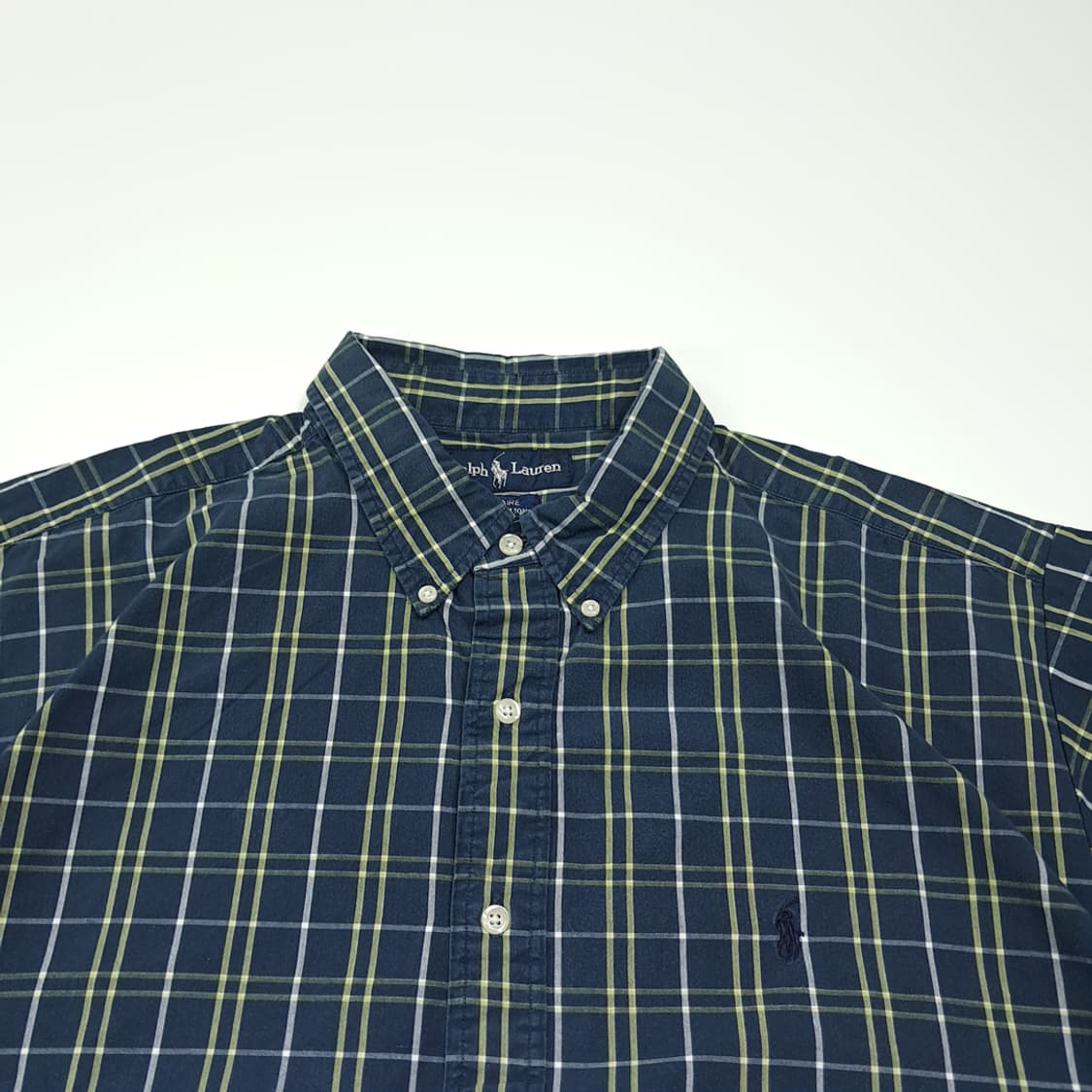 CK046 M 폴로 90s 클래식 체크 반팔 셔츠 남방 상품이미지2