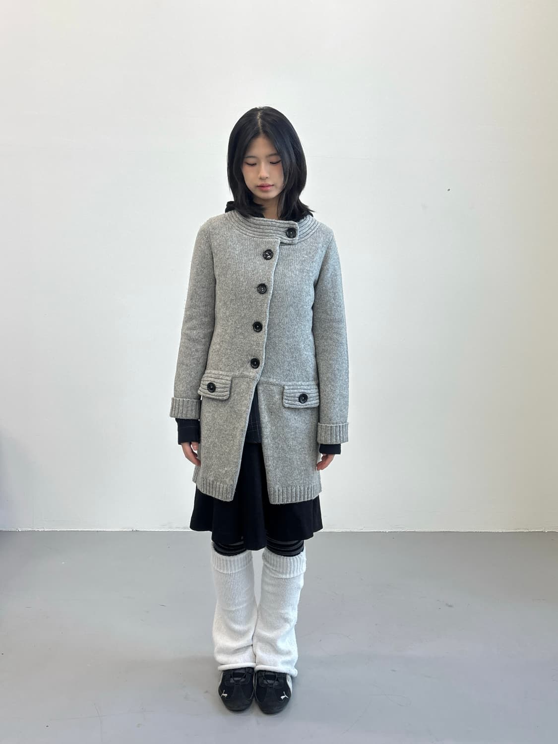 MACPHEE Wool Knit Cardigan Coat 상품이미지1