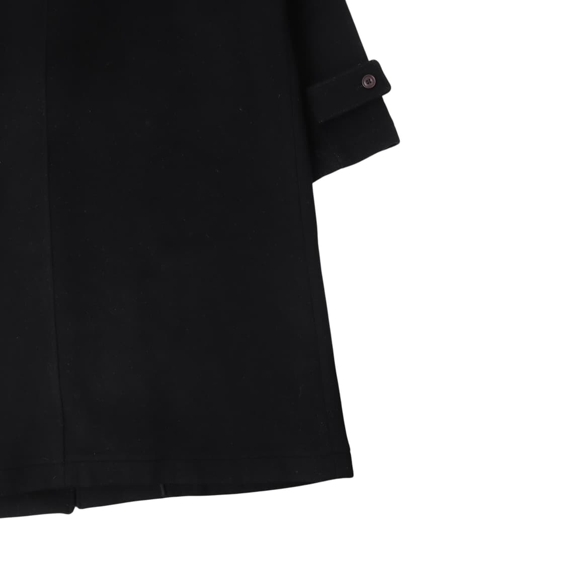 토마스모어 블랙 울 더플 코트 상품이미지7