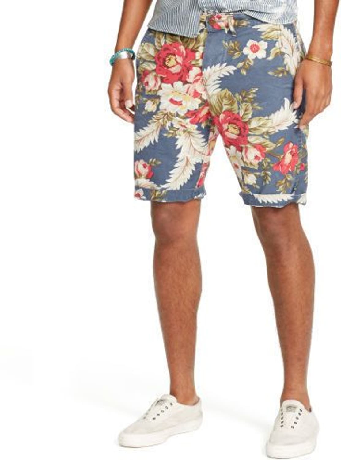 폴로 데님앤서플라이 블루 플로럴 쇼츠 30 상품이미지1