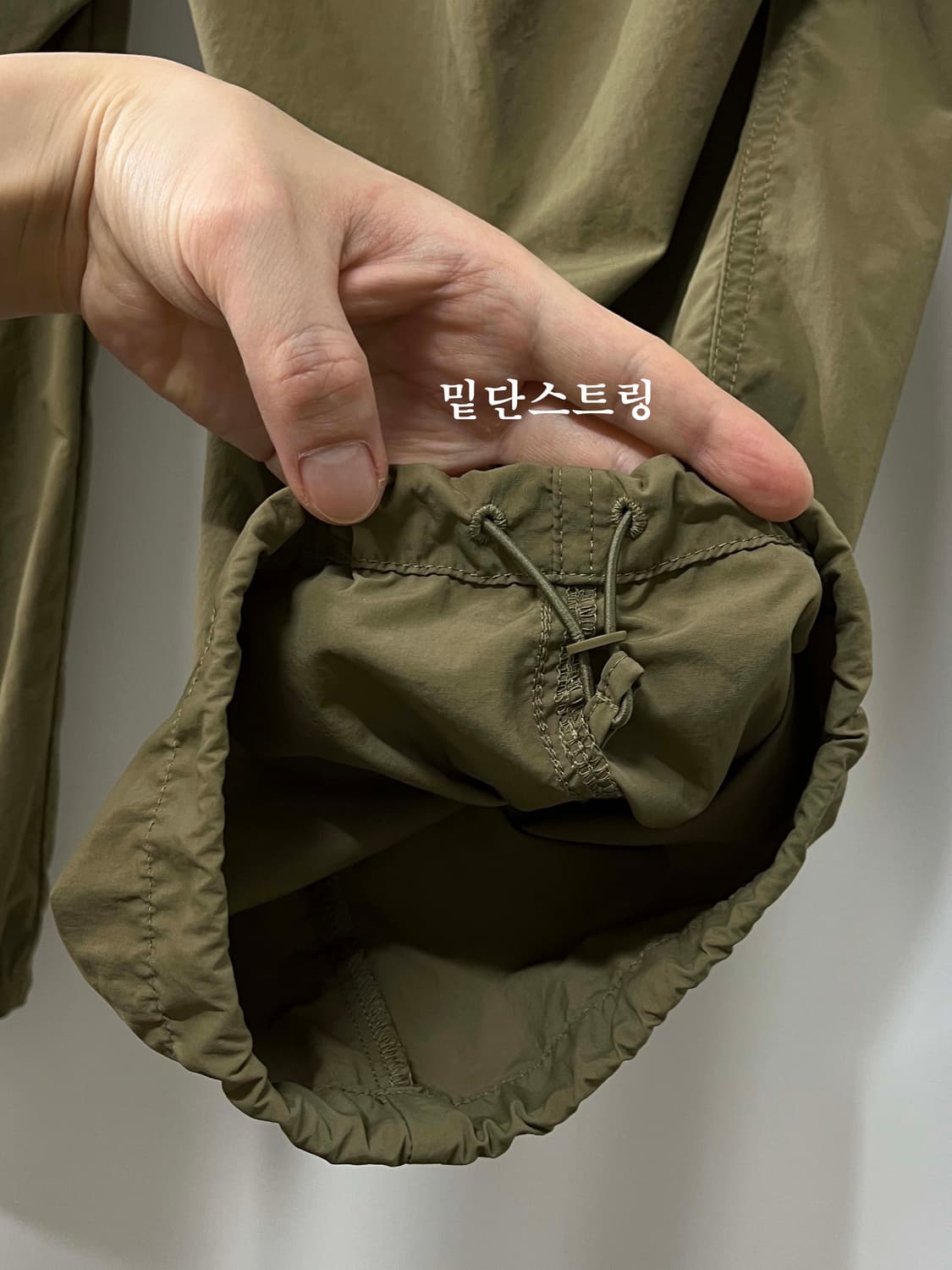 유니클로 UV 프로텍션 파라슈트 파라트루퍼 올리브 나일론 팬츠 상품이미지8