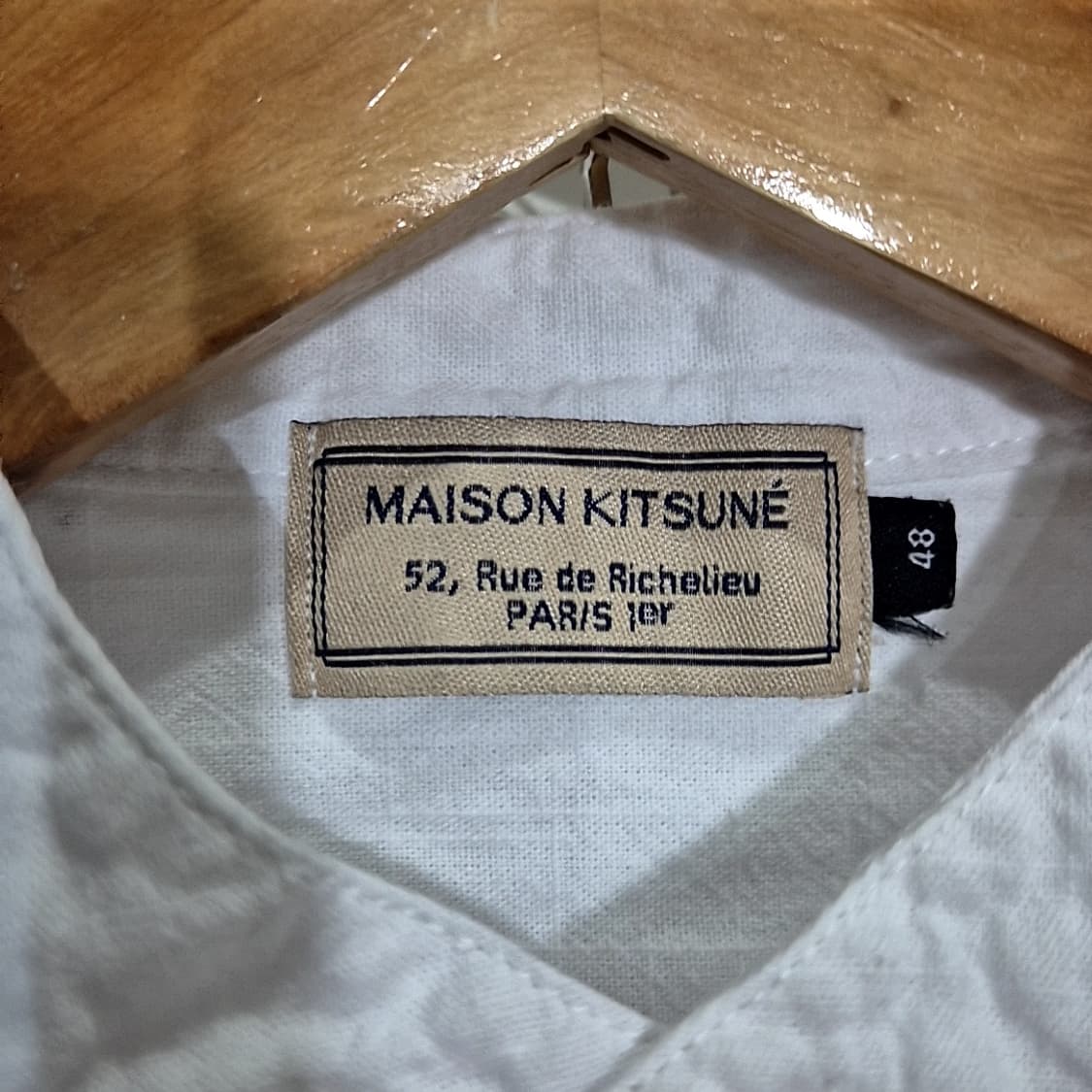 메종키츠네 화이트 셔츠 상품이미지4