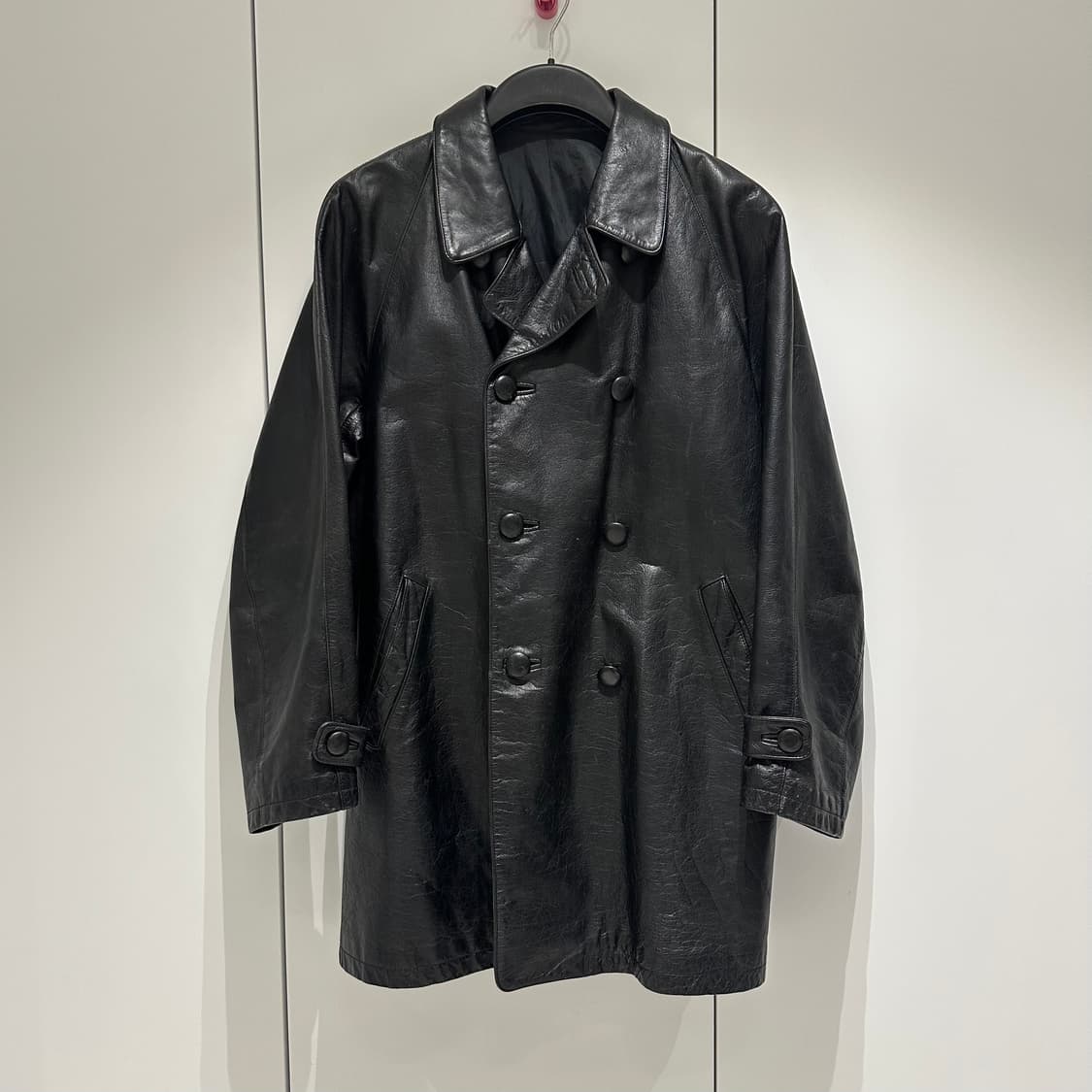 더반 인터메쪼 레더 피코트 자켓 상품이미지1