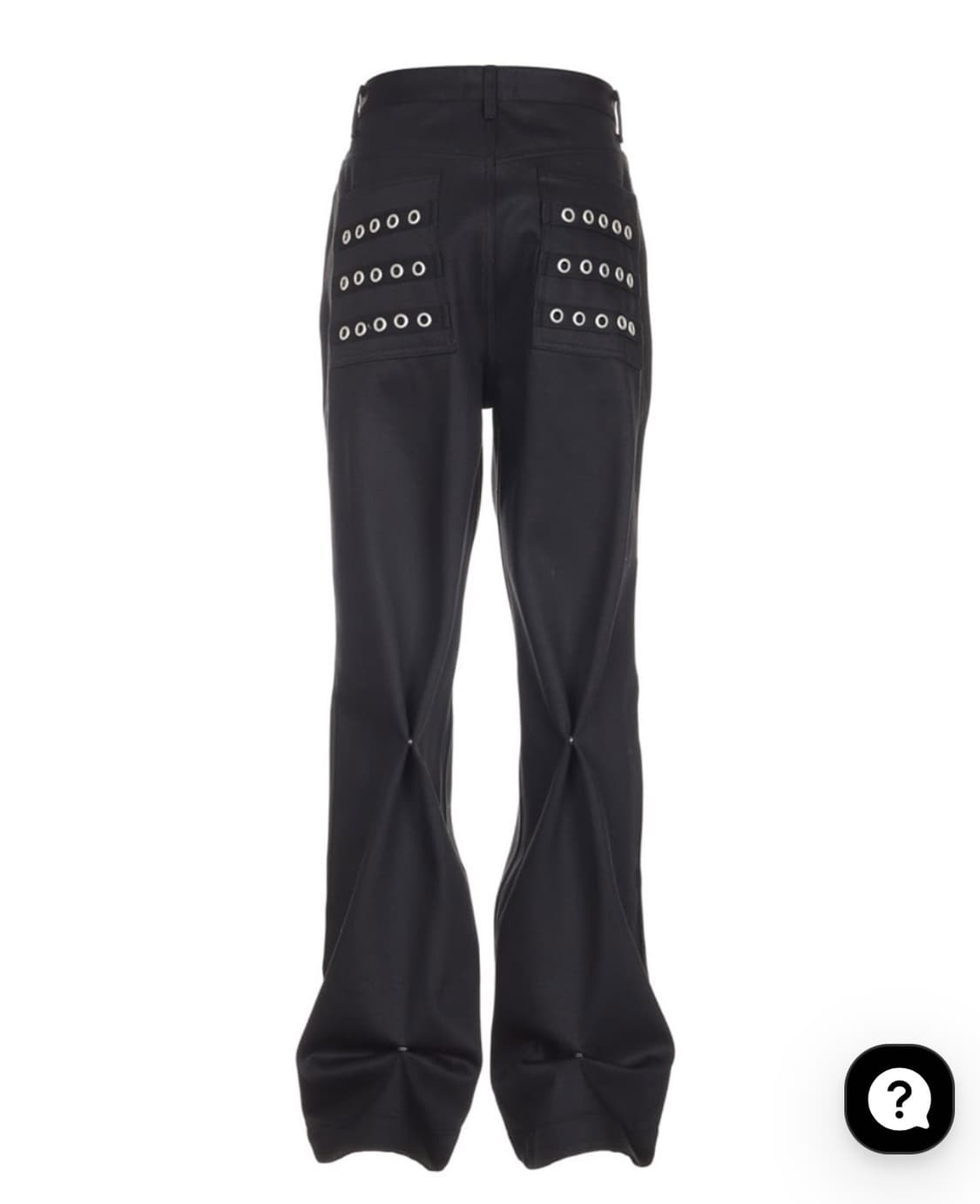 Eyelet Button Black Jeans 상품이미지2