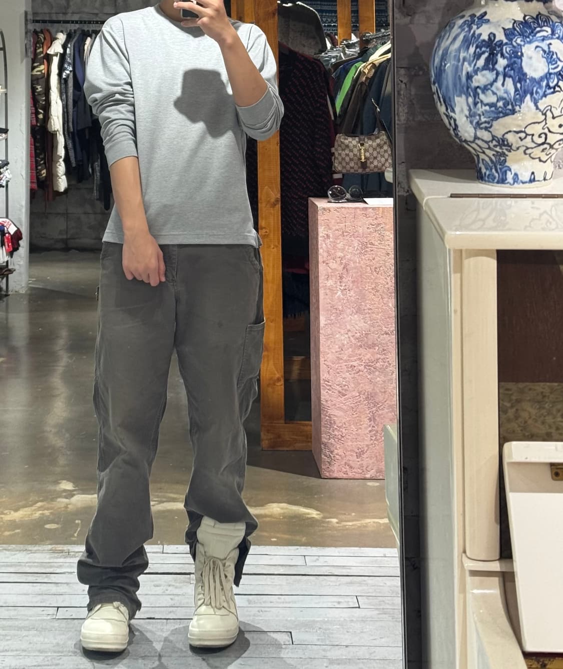 릭오웬스 지오바스켓 밀크 42 상품이미지4