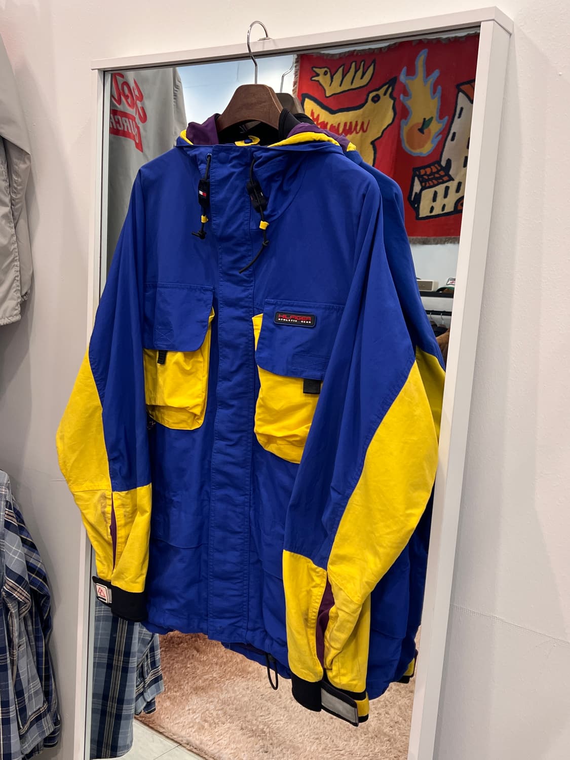 90s Tommy Hilfiger 타미힐피거 애슬레틱 기어 자켓 상품이미지1