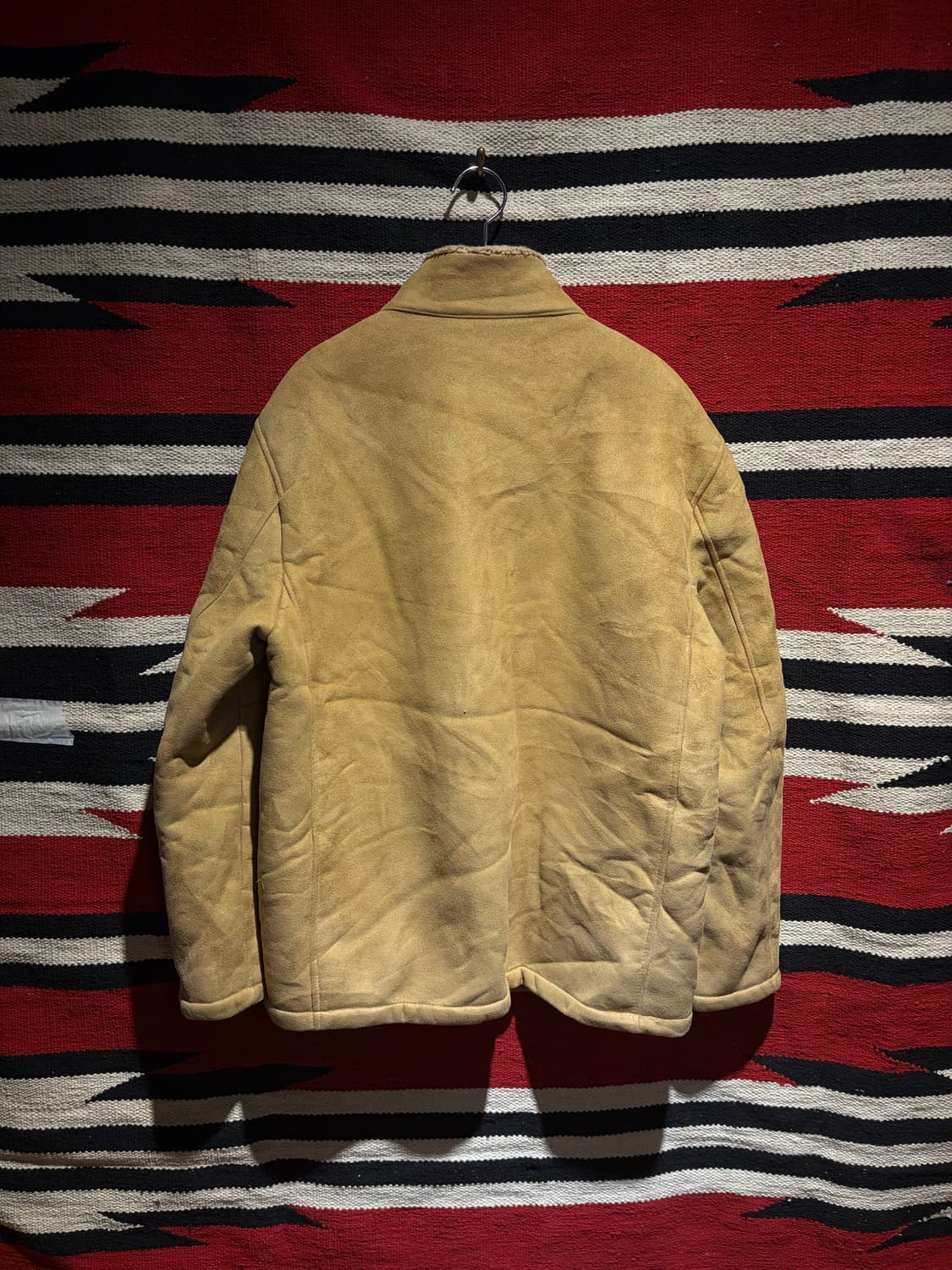 Beige fleece suede blouson /스웨이드 후리스 블루종 상품이미지2