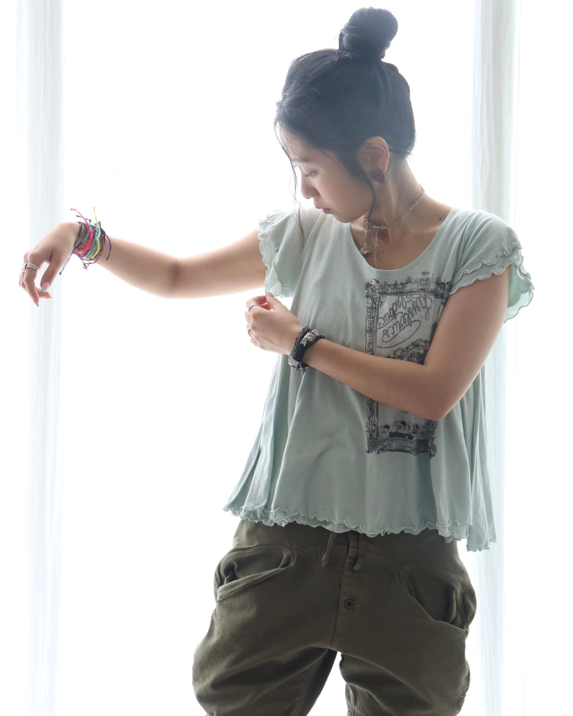 [Hysteric Mini] Mint Frill Open Top 상품이미지2
