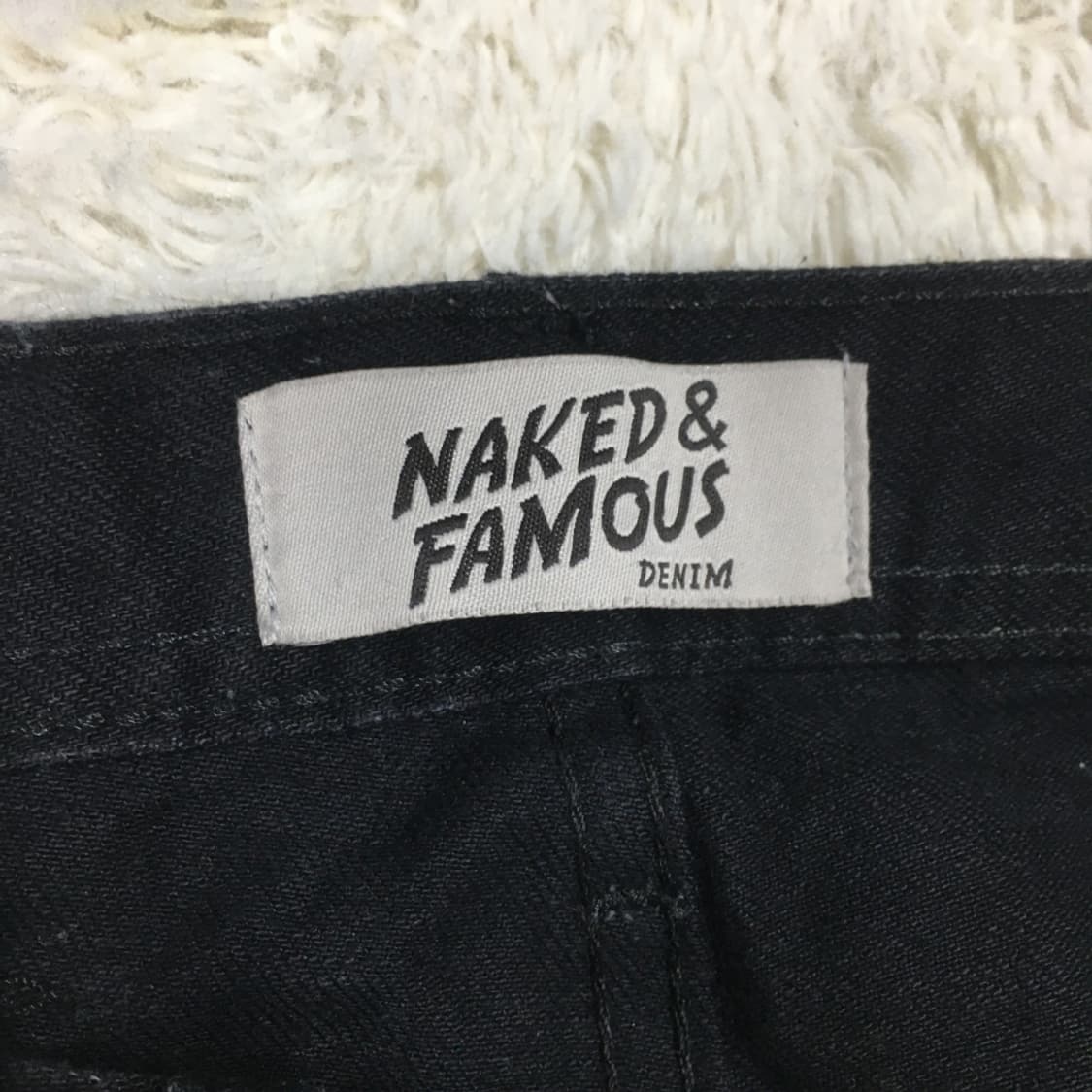네이키드 페이머스 블랙 데님팬츠 BB15 상품이미지5