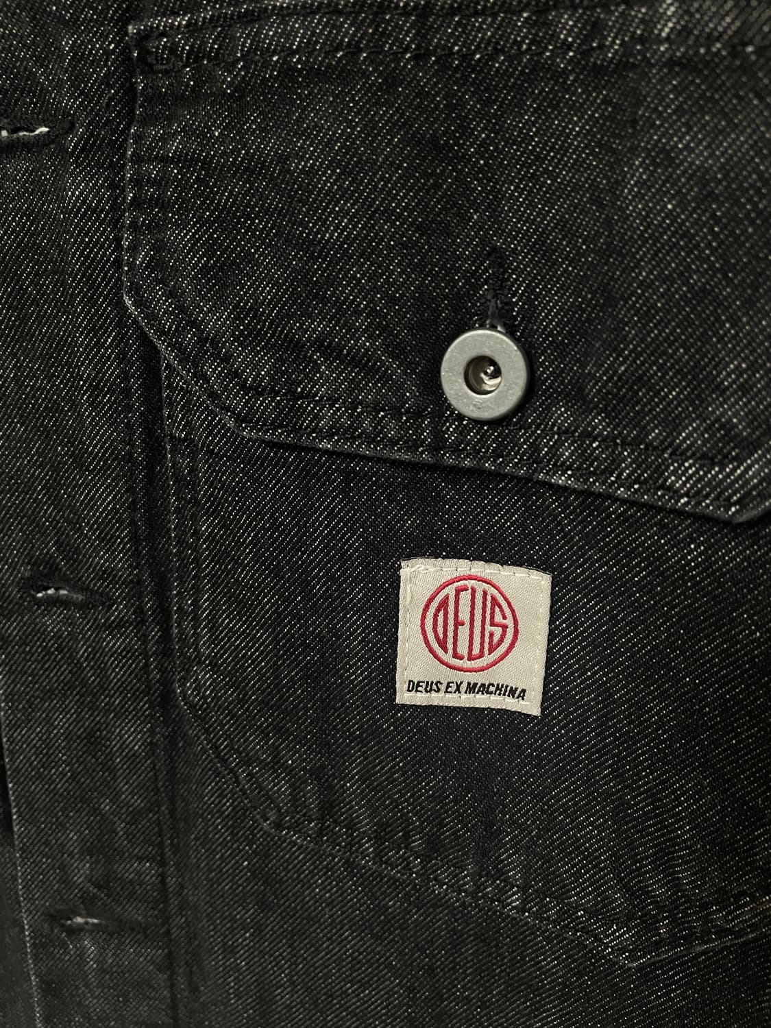 데우스 데님 자켓 블랙 M 상품이미지1