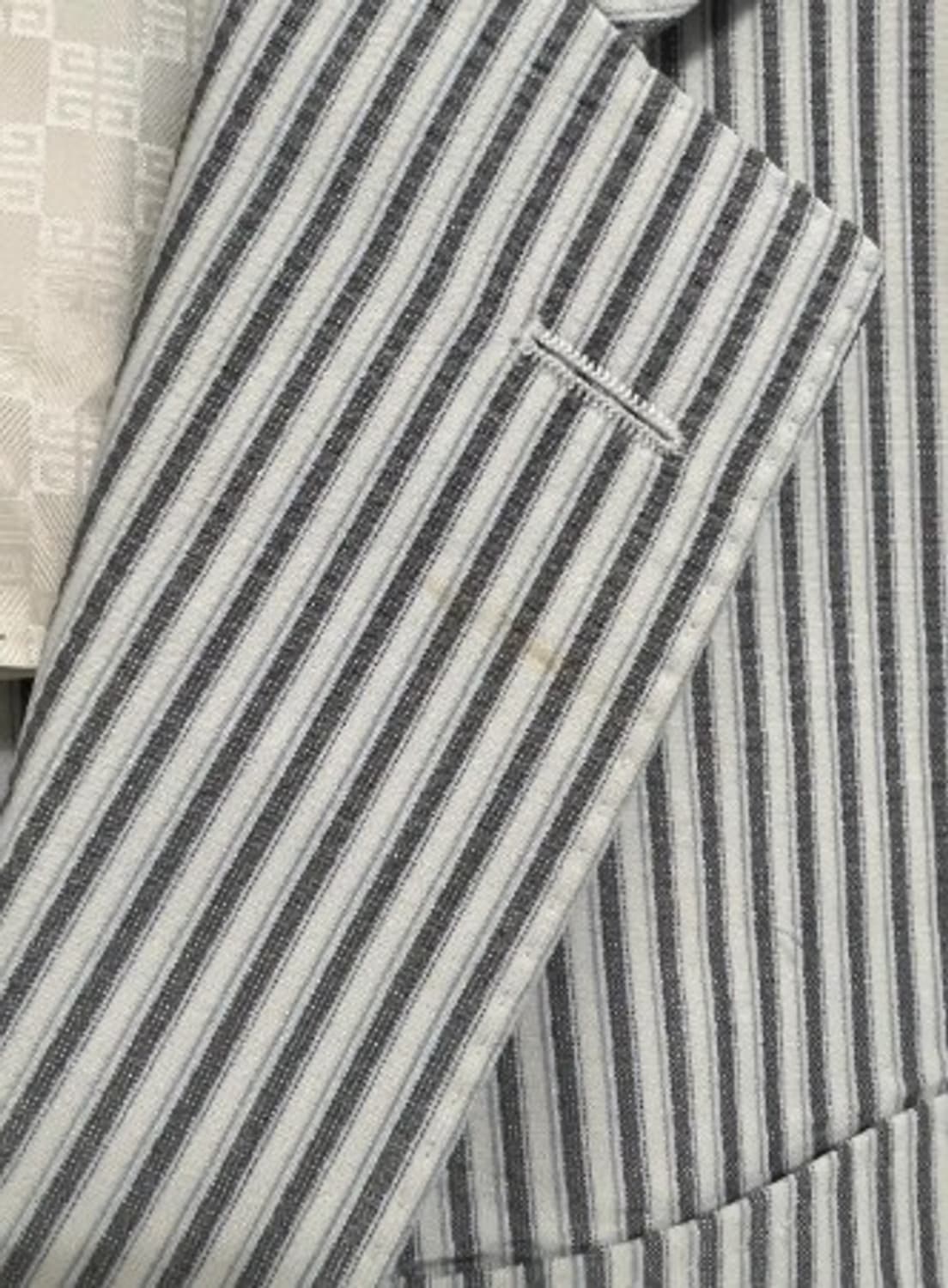 지방시 남성 스트라이프울실크자켓 40R 상품이미지6