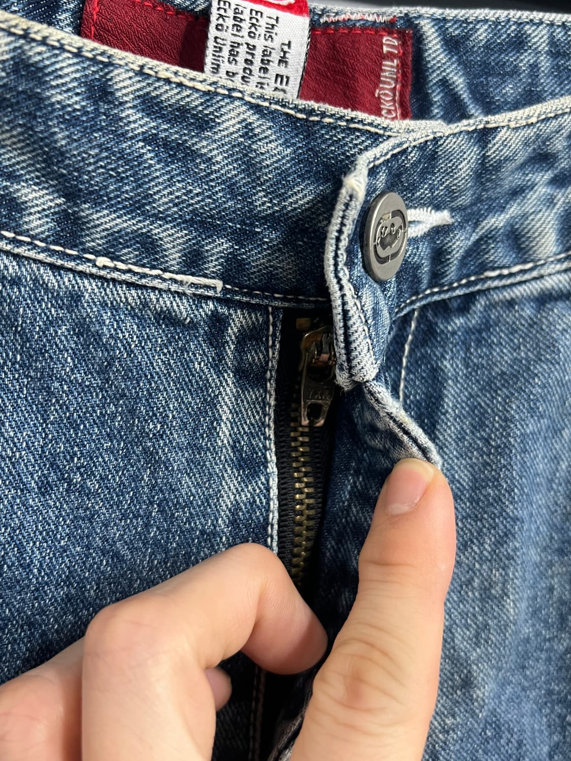 Ecko 에코 언리미티드 빈티지 버뮤다 데님 하프 팬츠 상품이미지5