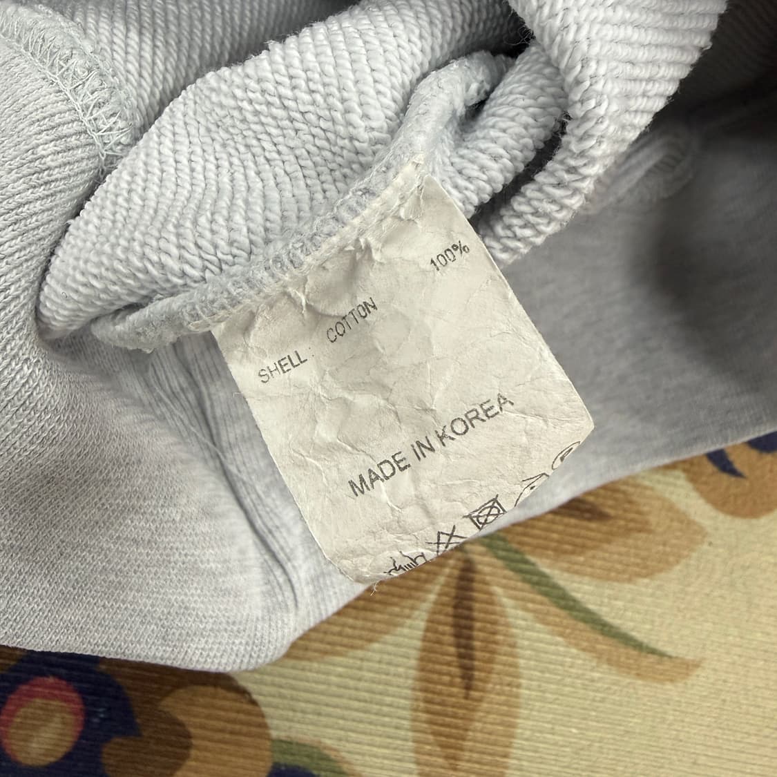 (0)비헤비어 BEHEAVYER 맨투맨 스웻셔츠(그레이) 상품이미지3