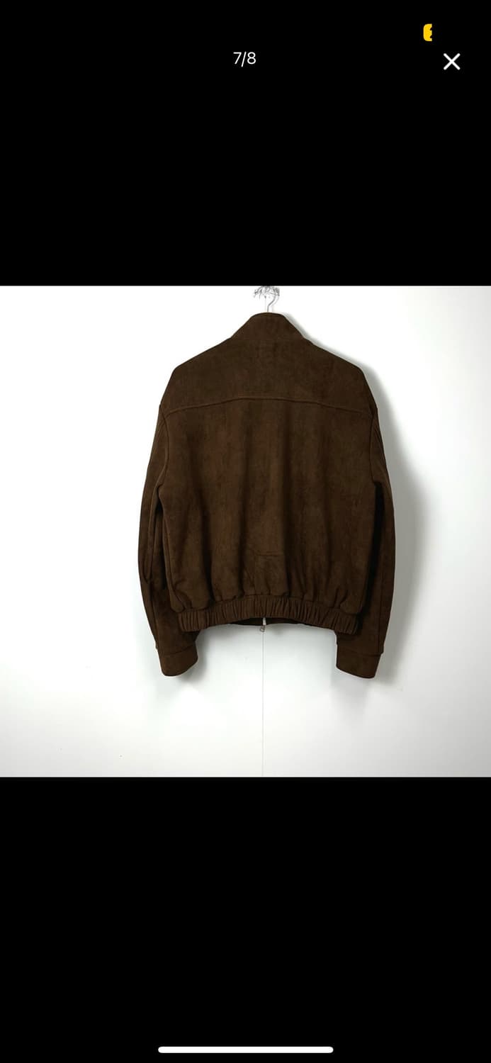 폴로 스웨이드 오버핏 누빔 점퍼 상품이미지2