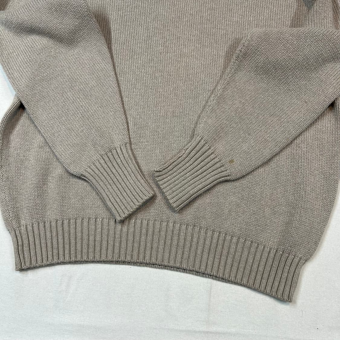 XXL) 폴로 랄프로렌 오트밀 헤비코튼 라운드넥 니트 상품이미지4