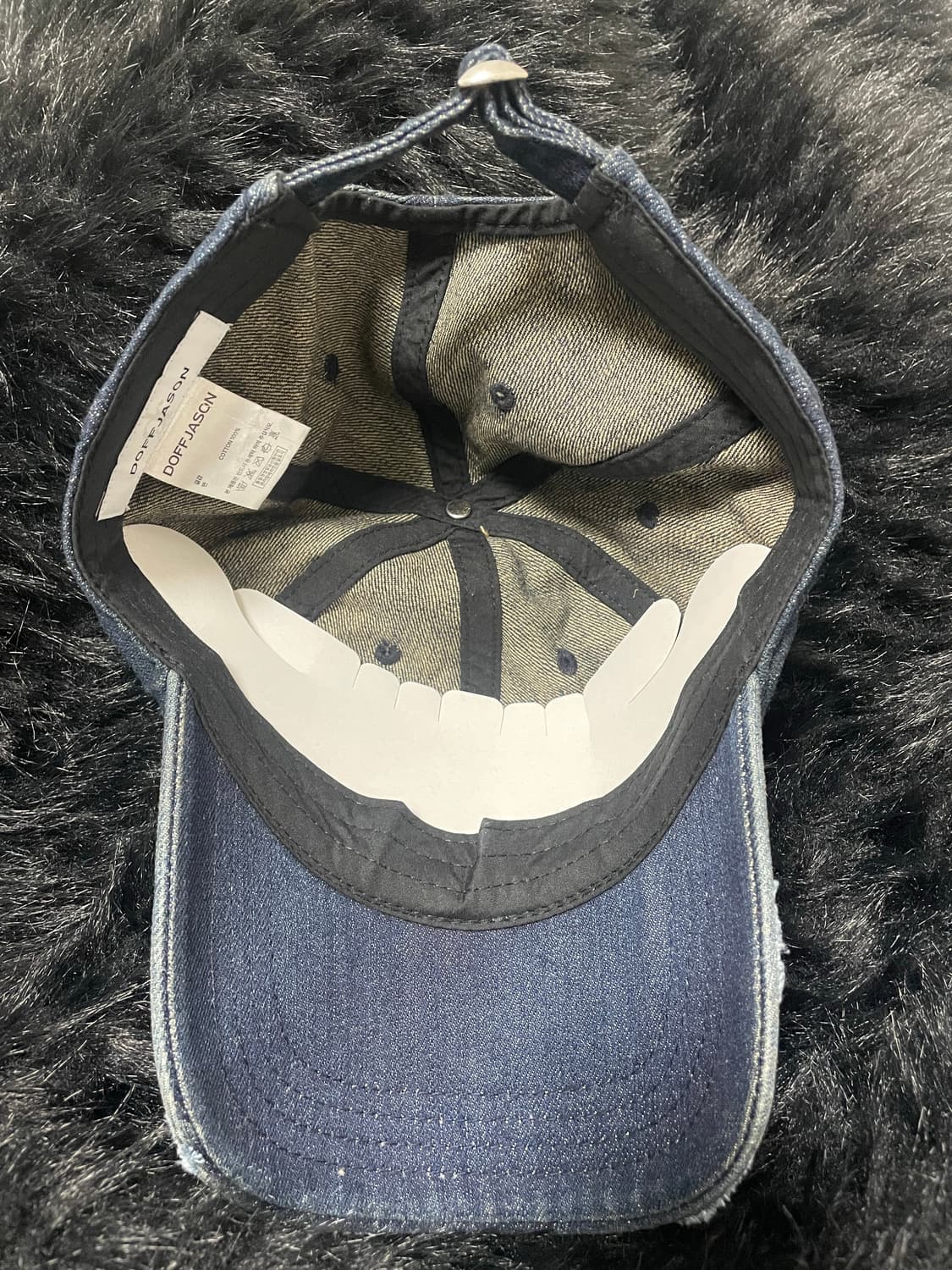 도프제이슨 빈티지 워시드 데님 볼캡 INDIGO 상품이미지3