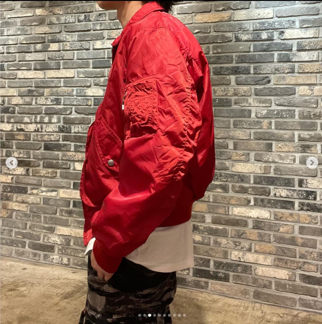 Karl Helmut X Pink house M-1 자켓 항공점퍼 봄버 상품이미지7