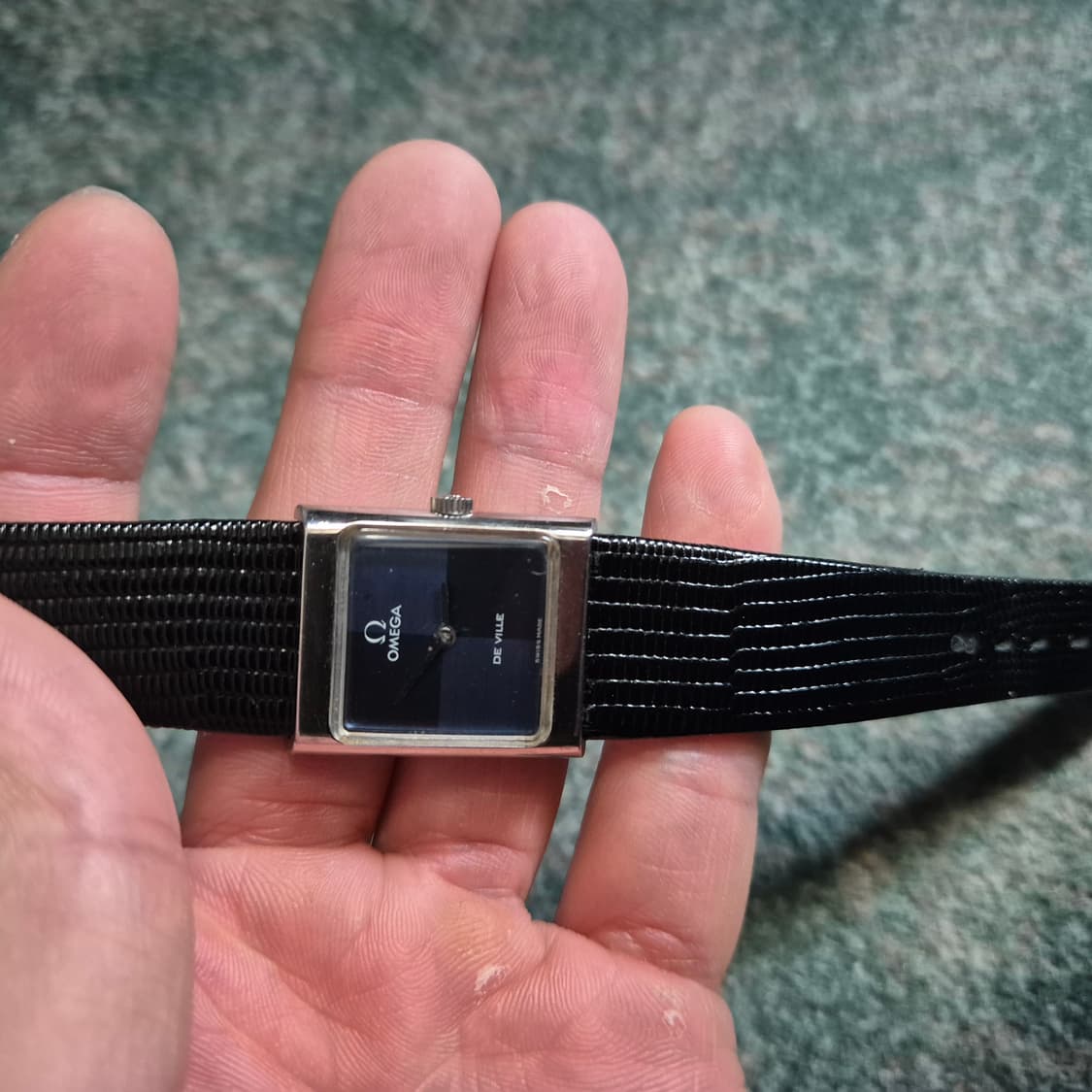 오메가 70s 빈티지 사각시계(기계식 수동시계) 상품이미지4