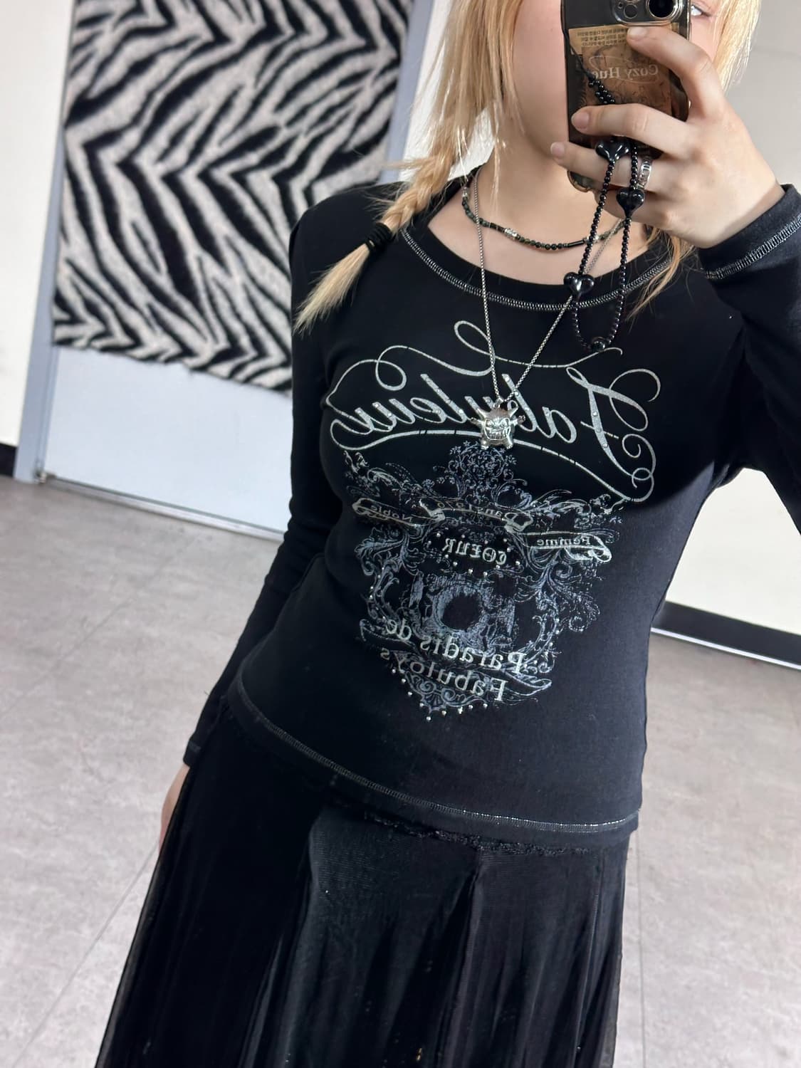 punk printing long sleeve 상품이미지2