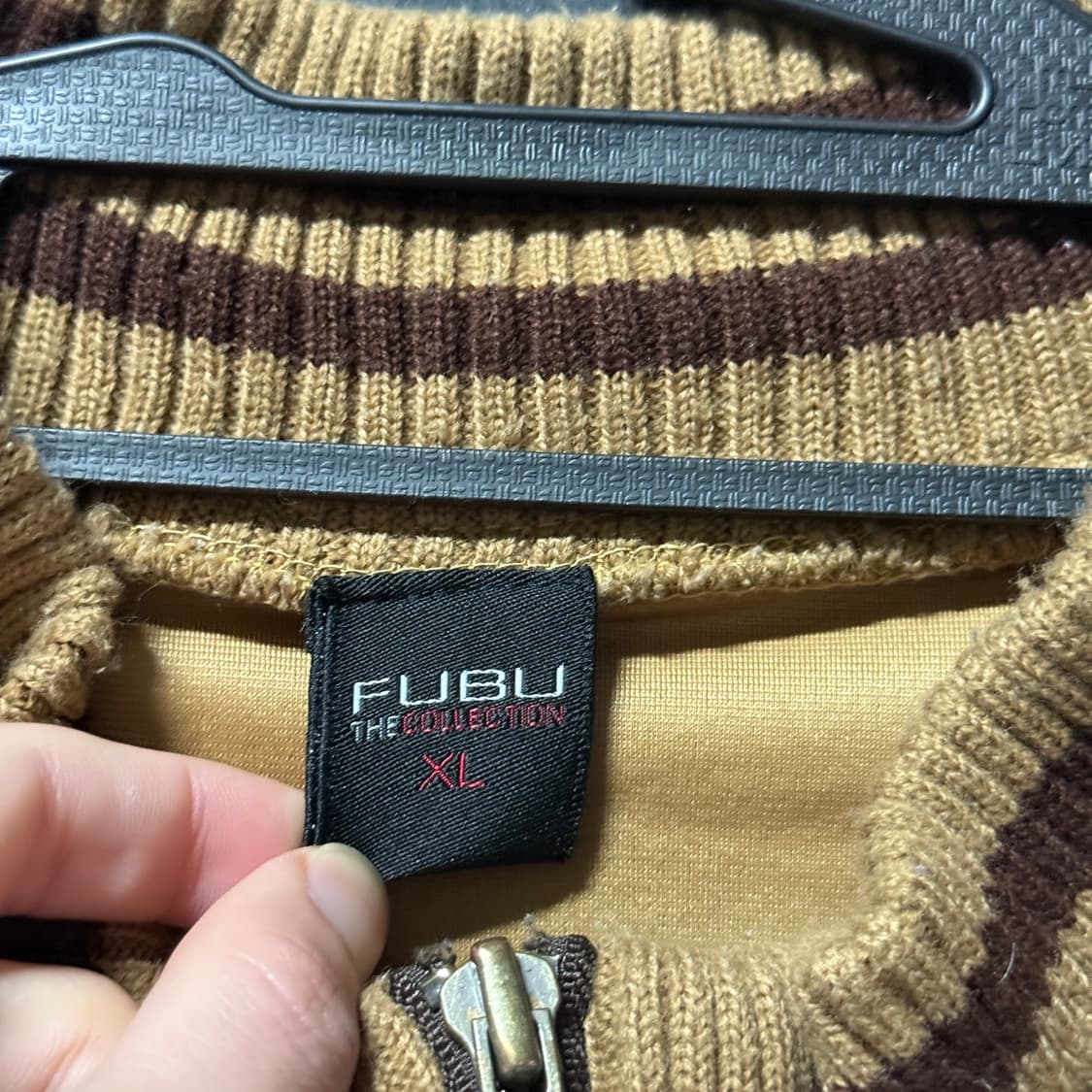 FUBU 후부 빅사이즈 올드스쿨 배색 집업 자켓 상품이미지5