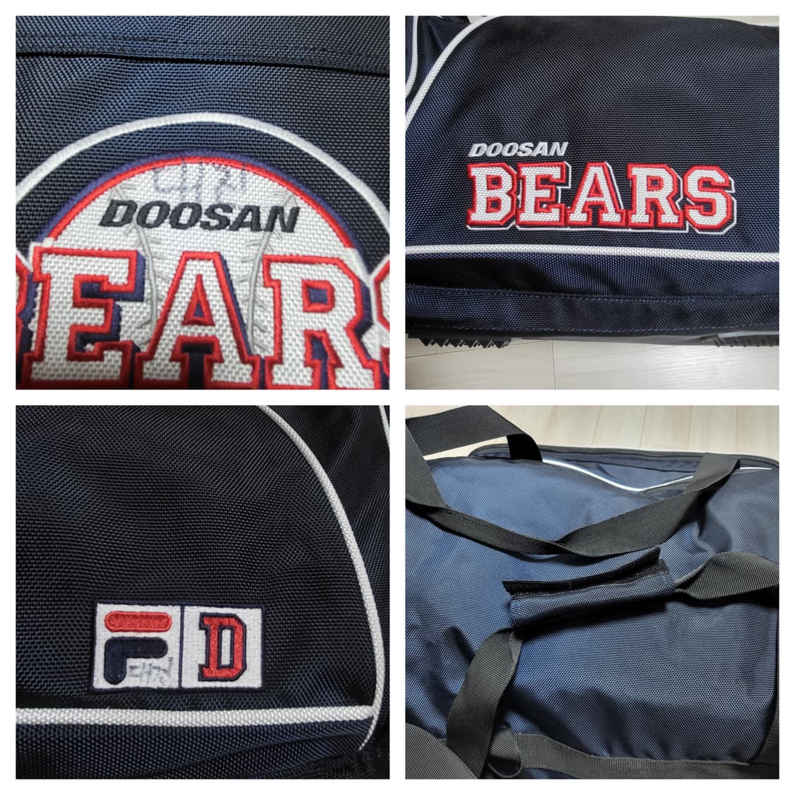 (선수지급) FILA 두산베어스 더플백 야구가방 Doosan bears 상품이미지9