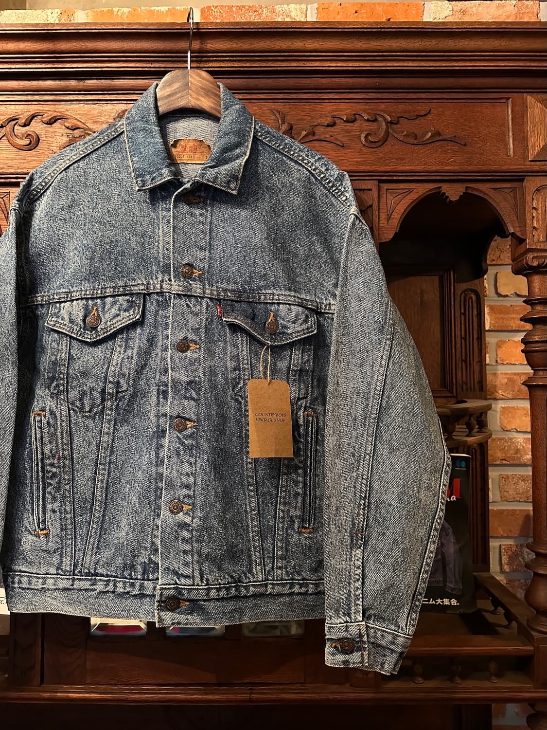 90s USA 빈티지 리바이스 70507 3세대 데님 트러커 자켓 상품이미지2