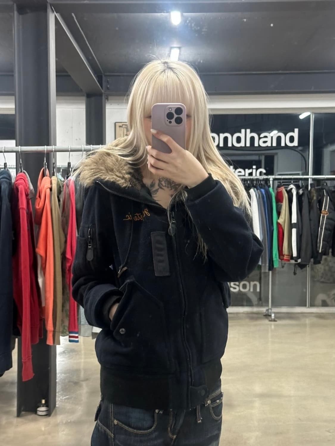 히스테릭글래머 n2b 울자켓 울프죠 상품이미지1