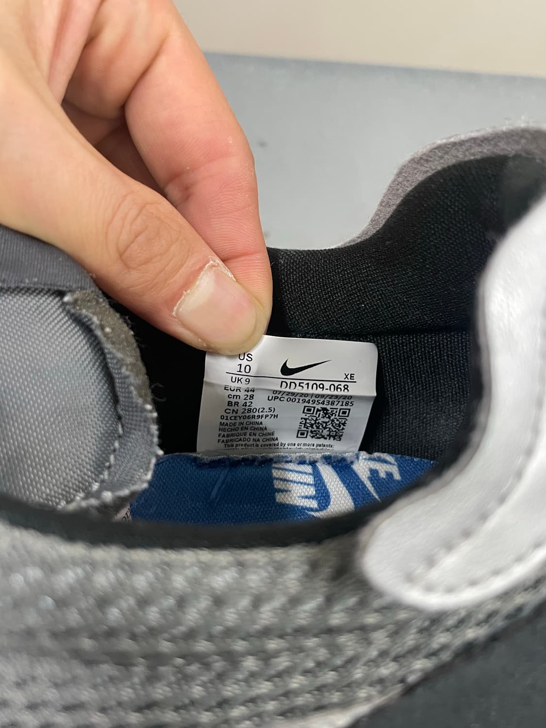 나이키 데이브레이크 그레이 280  상품이미지8