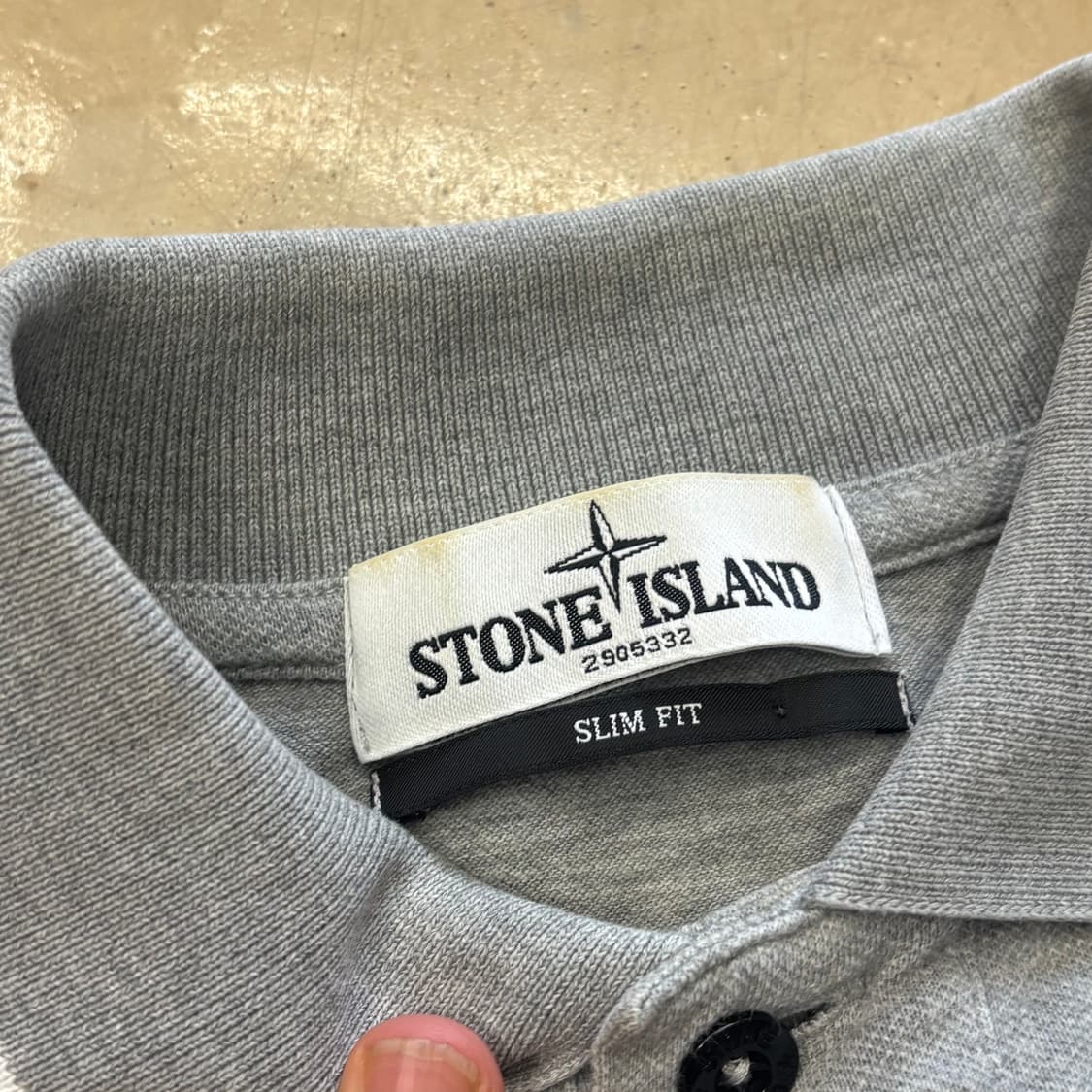 🫶🏻M 스톤아일랜드 슬림핏 카라 short T-shirt🫶🏻 상품이미지4