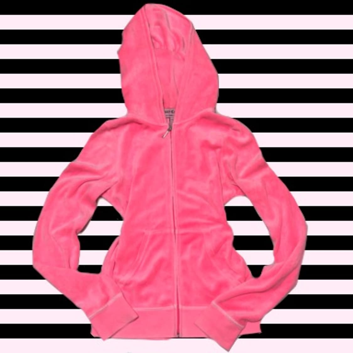 쥬시꾸뛰르 후드집업 핫핑크 큐빅 갸루 핫걸 juicy Couture  상품이미지1
