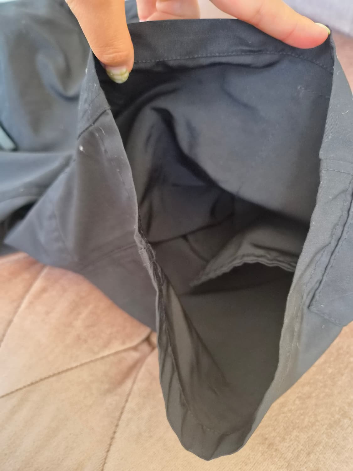 칼하트 여성 블랙밴딩 카고반바지 상품이미지4