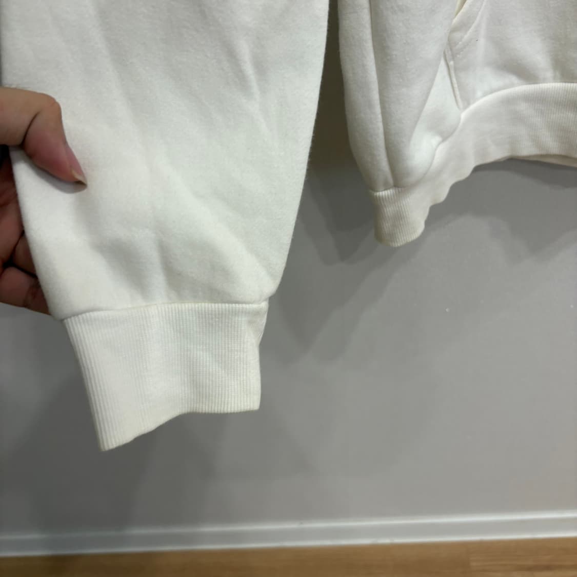 아디다스 후드티 XL 아이보리 상품이미지2