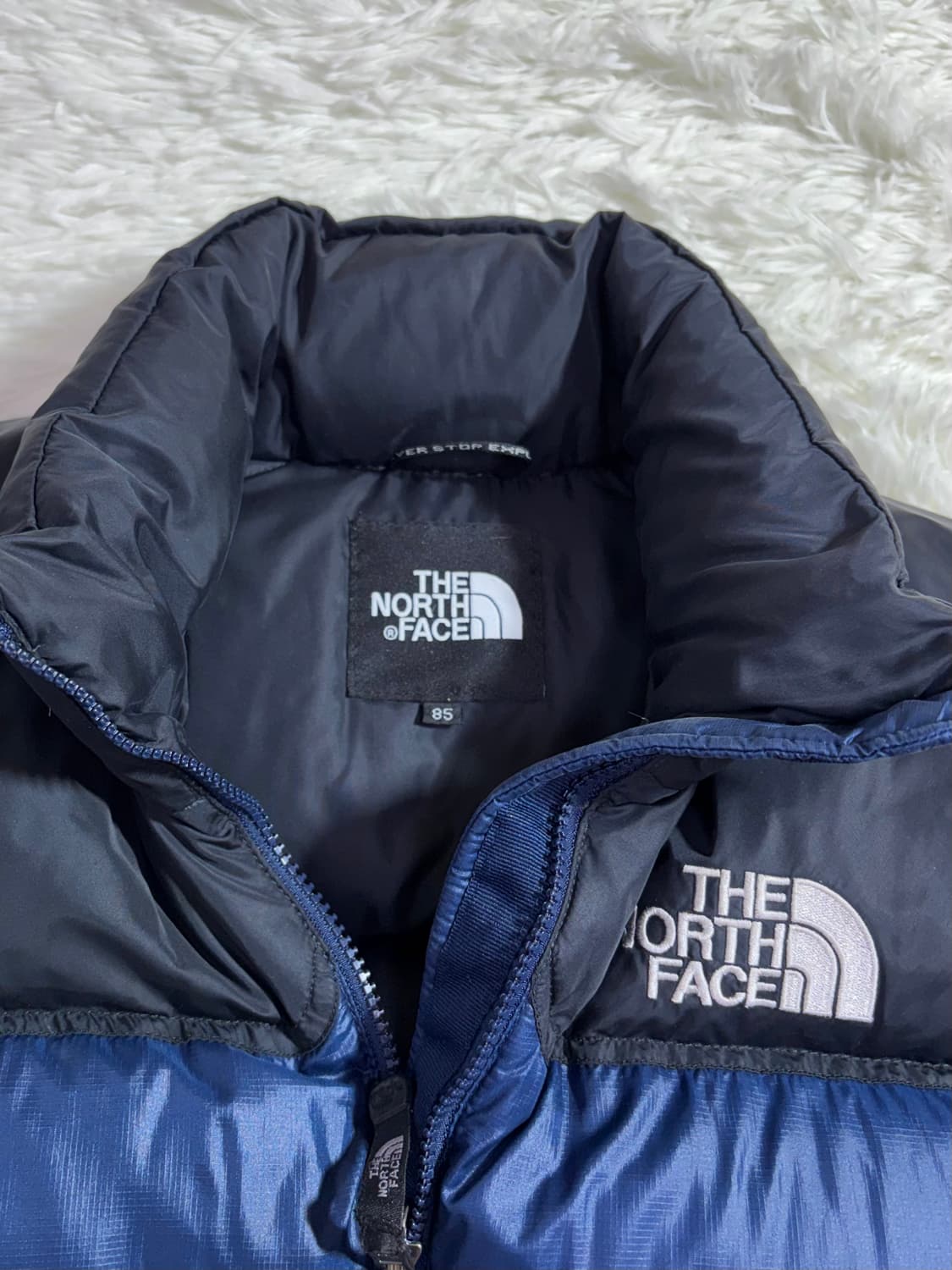 노스페이스 700 네이비 눕시 다운 패딩  상품이미지6