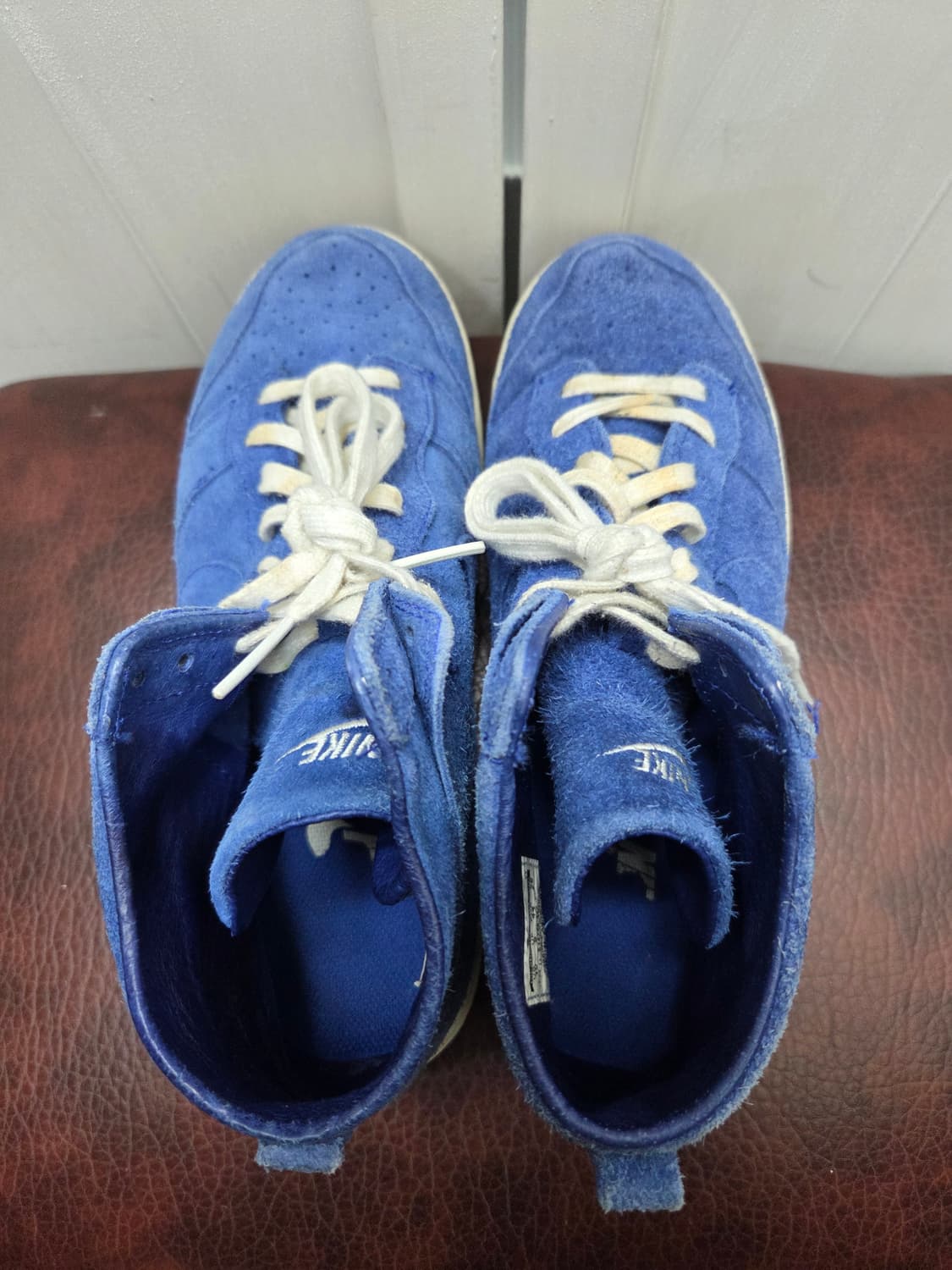 나이키 덩크 하이 08 디컨 프리미엄 블루 스웨이드 280mm 상품이미지7