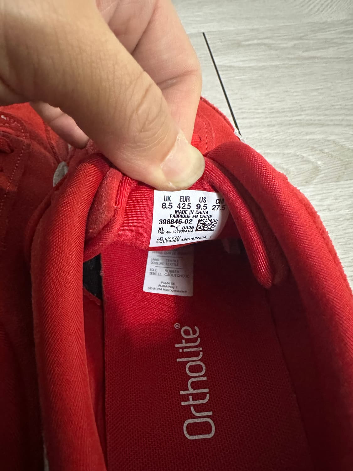 퓨마 PUMA 스피드캣 OG 레드 275 상품이미지9