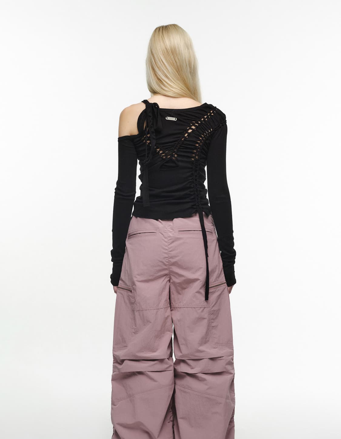 나체 투피스 롱슬리브 2-PIECE BRAID LONG SLEEVE 상품이미지1