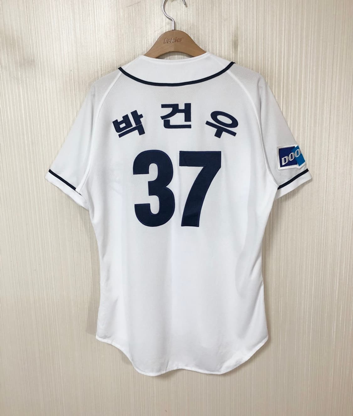 KBO 위팬 두산베어스 올드반달 홈유니폼/져지 100 #37 박건우 상품이미지7