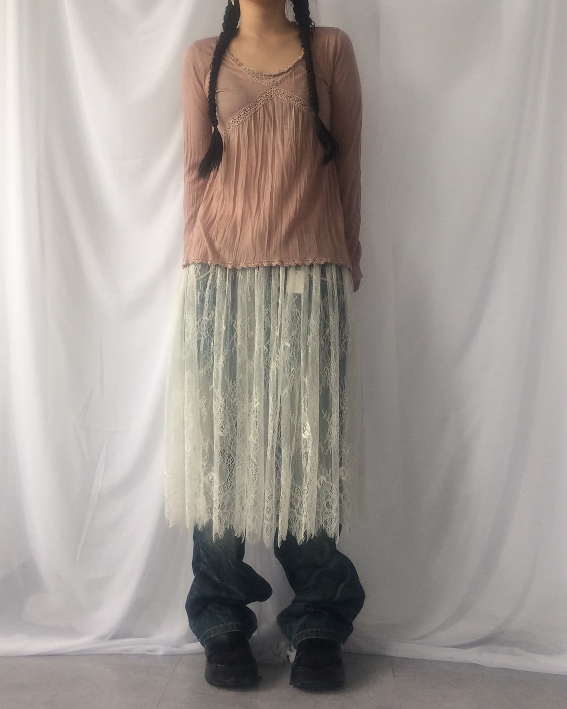 Crochet trimming sleeve 상품이미지6