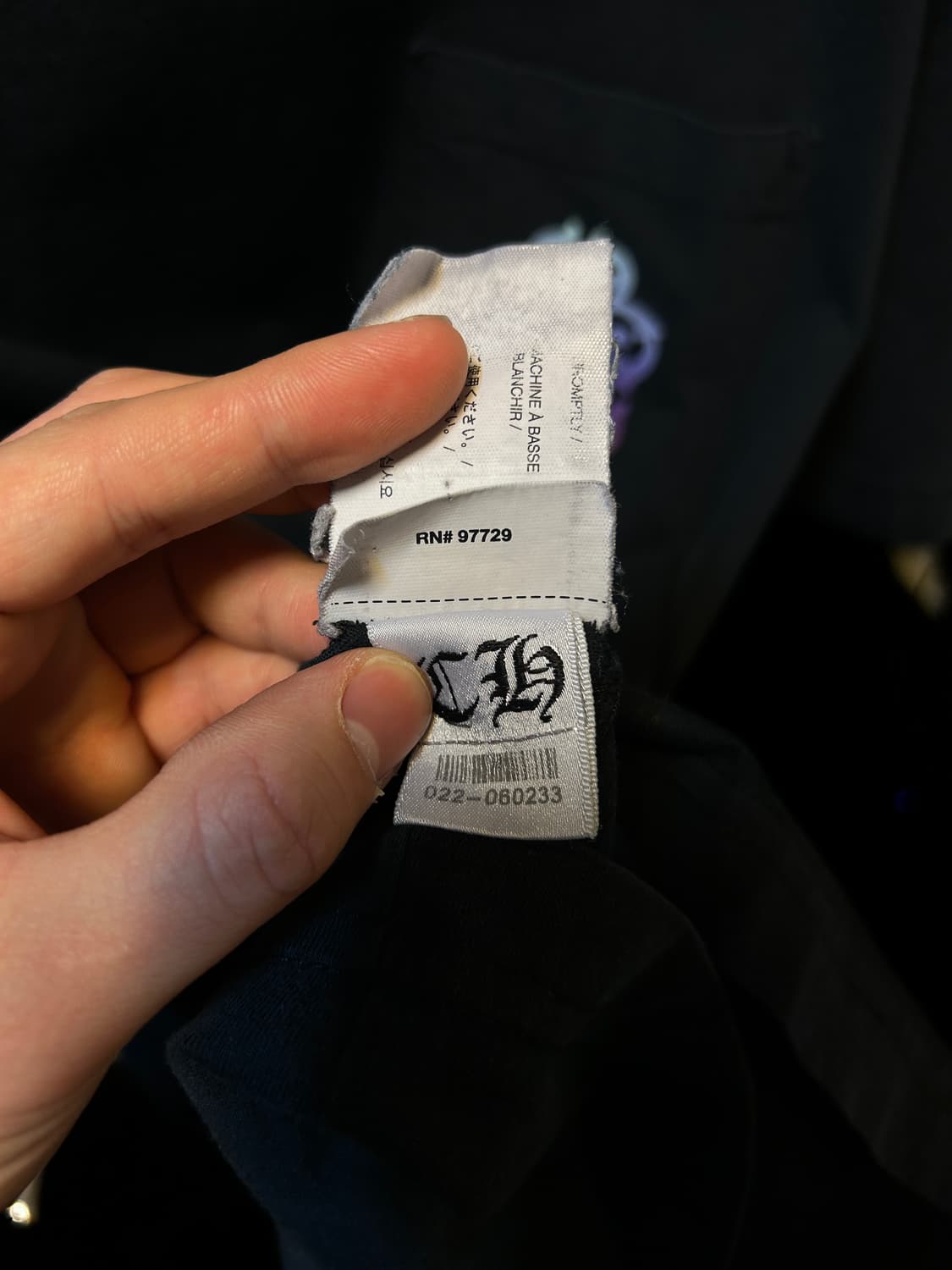 크롬하츠 그라데이션 대거 티셔츠 상품이미지6