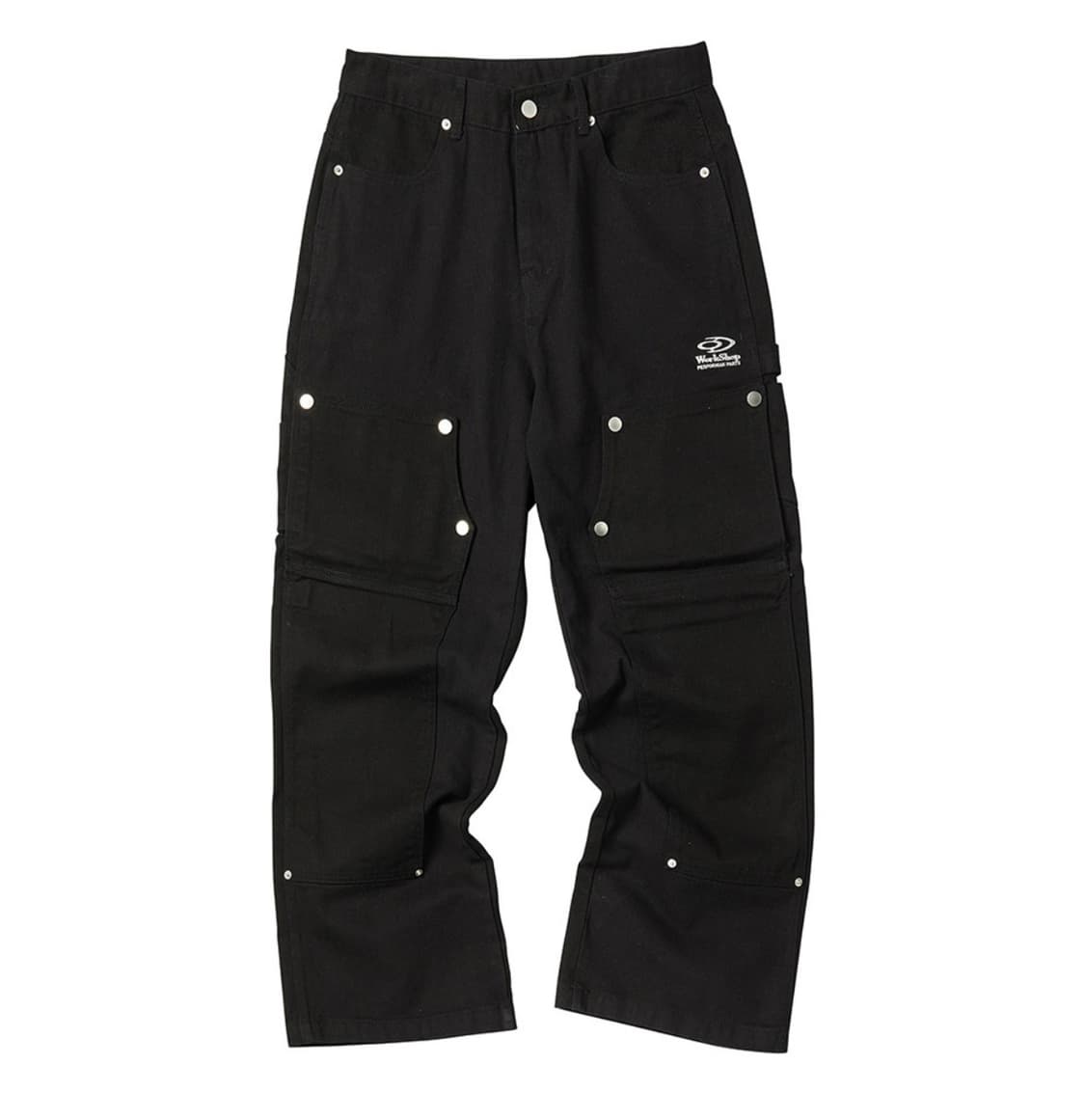 트래블 카펜터 데님 블랙 팬츠 상품이미지1