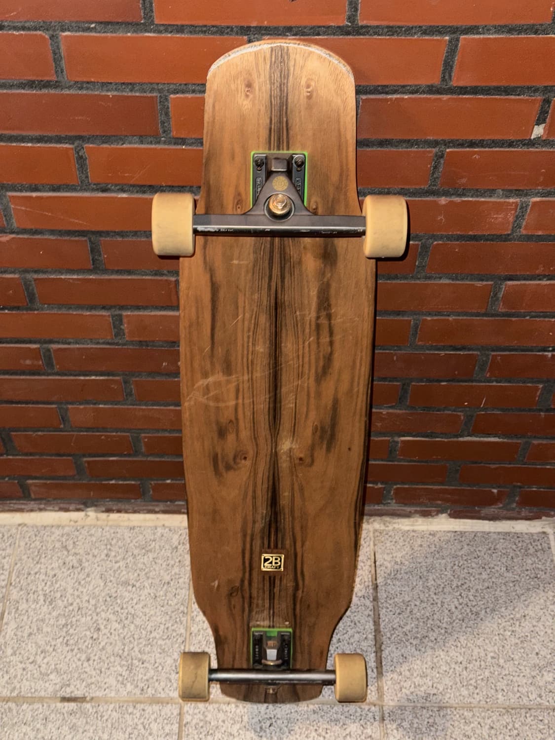 2B CRAFT 핸드메이드 우드 데크 롱보드 스케이트보드 상품이미지1