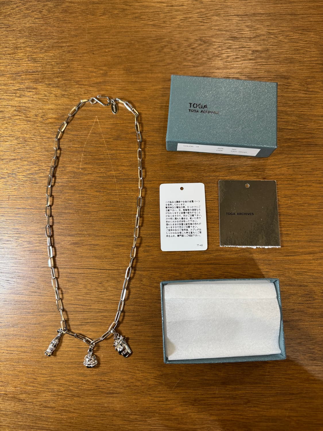[OS] 토가 아카이브(TOO) 모티프 넥레이스 실버 상품이미지6