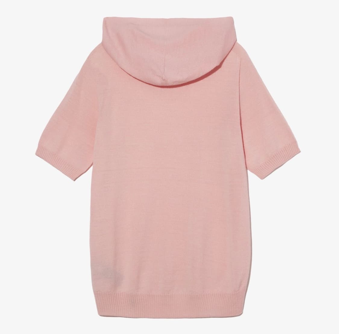 노스페이스 코지 울 반팔 후디 니트 라이트 핑크 상품이미지2