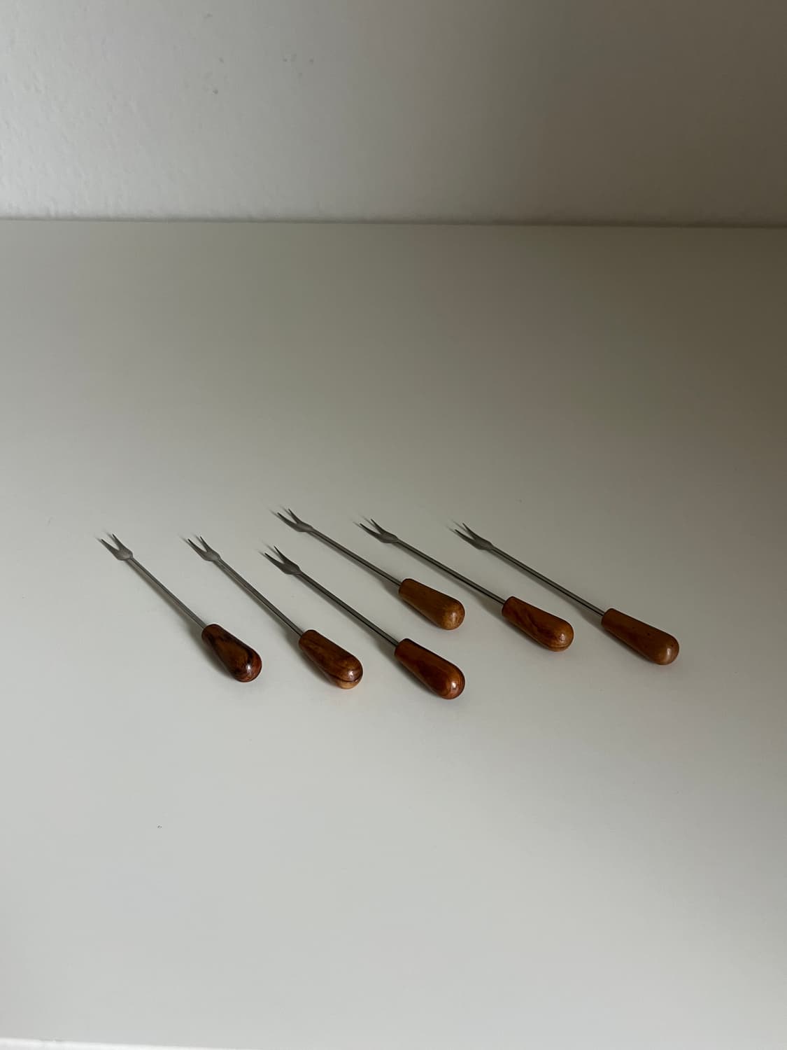 빈티지 우든 포크세트 6pcs 상품이미지3