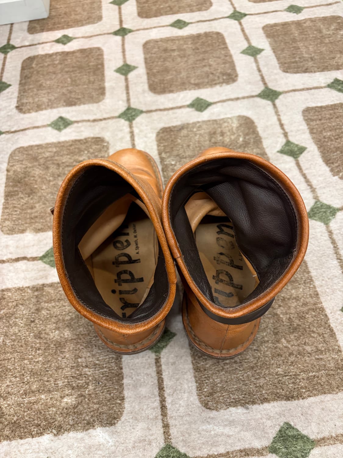 [trippen] 트리펜 벨티드 레더 부츠 상품이미지5